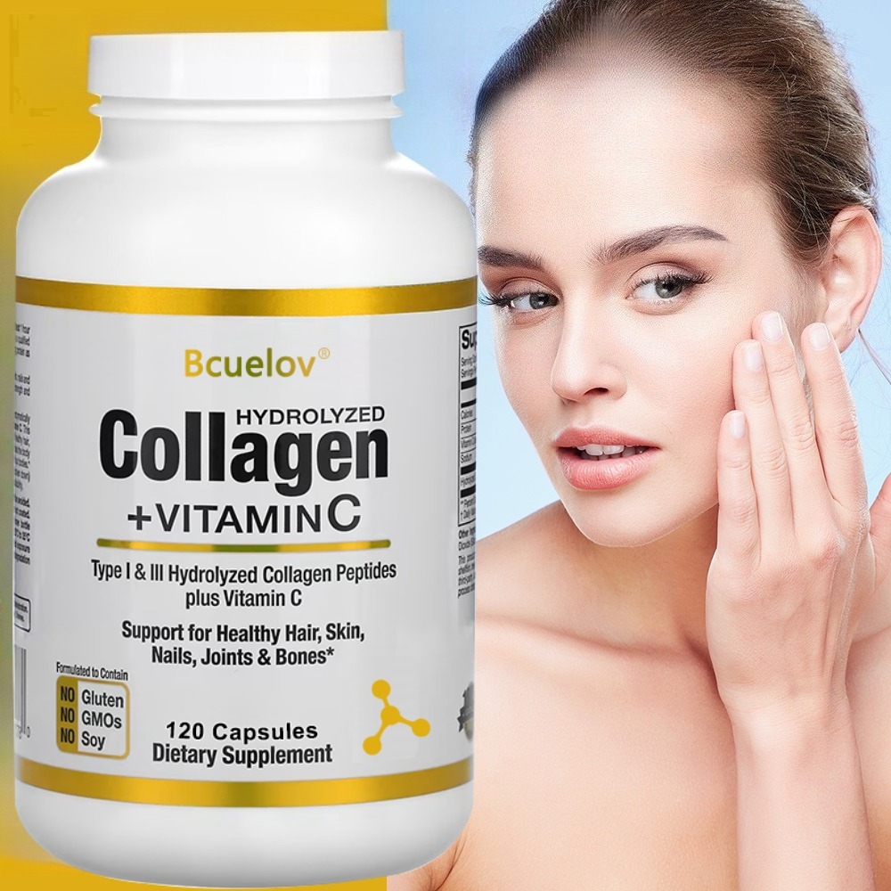 Vitamin C Powder - คอลลาเจนเปปไทด์ไฮโดรไลซ์เสริมวิตามินซี ช่วยชะลอวัย บำรุงสุขภาพผม ผิว เล็บ ข้อต่อ