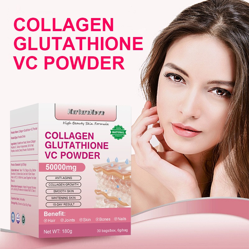 Vitamin C Powder - คอลลาเจน กลูตาไธโอน วิตามินซี ผง สูตรพรีเมียมจากธรรมชาติ อาหารเสริมบำรุงผิวกระจ่างใสและสุขภาพ