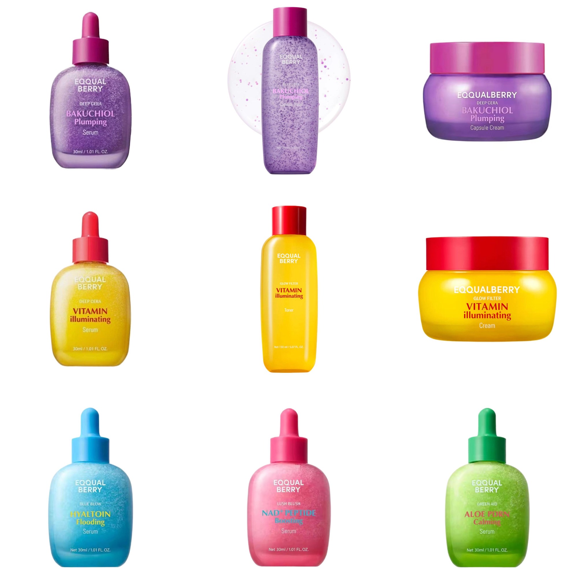 Bakuchiol Retinol Alternative - เซรั่มบำรุงผิวหน้า EQQUALBERRY BAKUCHIOL Plumping Serum 5,000