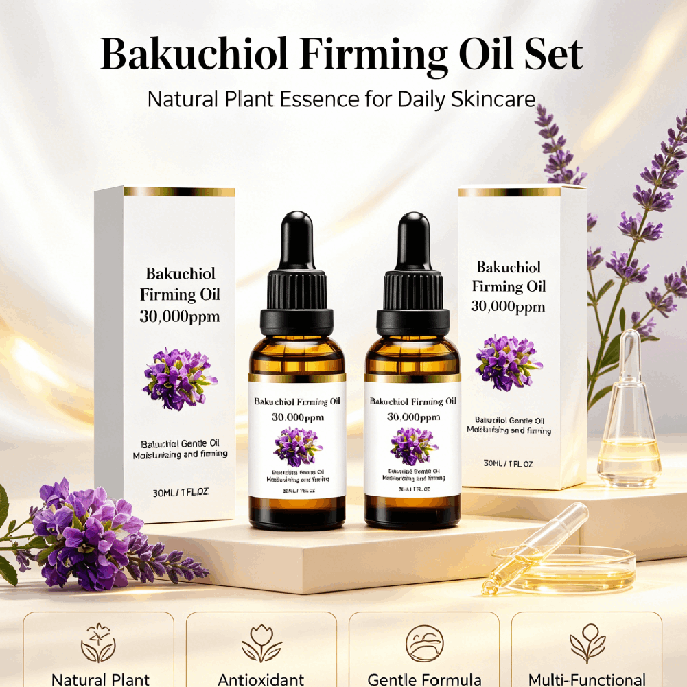Bakuchiol Retinol Alternative - น้ำมันบำรุงผิวหน้าบาคูชิออล 30 มล. ต่อต้านริ้วรอย สารสกัดจากพืชธรรมชาติ ทดแทนเรตินอล