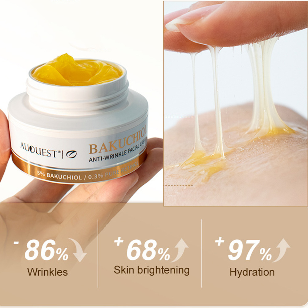 Bakuchiol Retinol Alternative - Bakuchiol Natural Retinol Alternative Cream สําหรับใบหน้าลดริ้วรอย