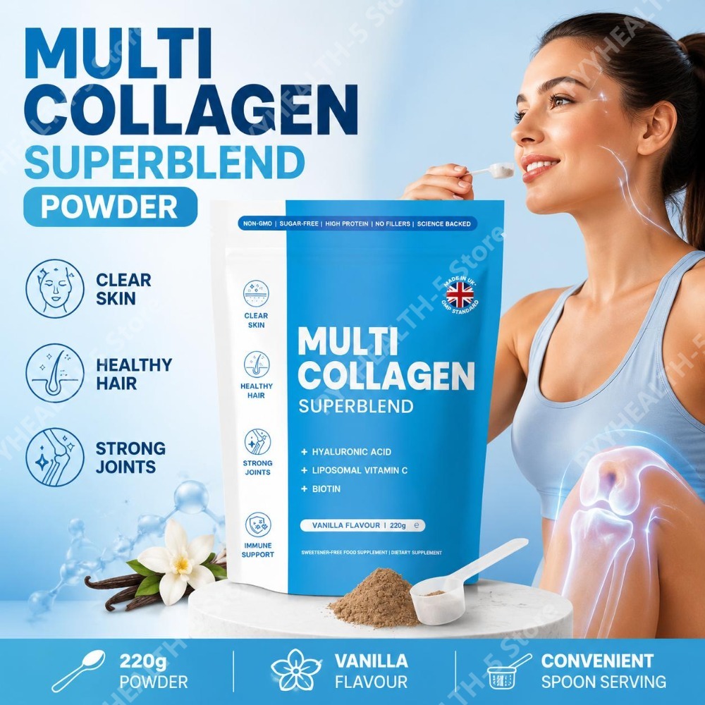 ผงคอลลาเจนผสมหลายชนิดพร้อมกรดไ - Vitamin C Powder บทวิจารณ์และราคา