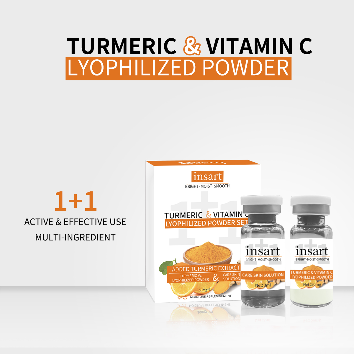 ชุดผงขมิ้นวิตามินซีฟรีซดราย 2  - Vitamin C Powder บทวิจารณ์และราคา
